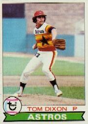 1979 Topps Baseball Cards      361     Tom Dixon RC